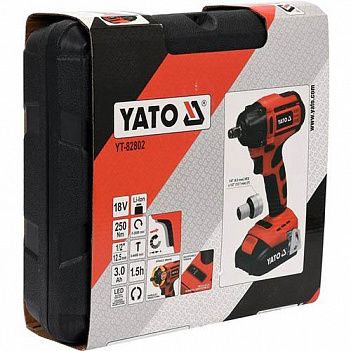 Гайковерт ударный аккумуляторный Yato (YT-82802)