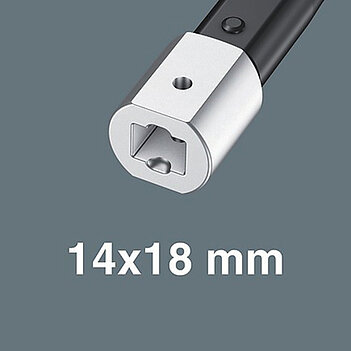 Ключ ріжковий WERA 7780 Cr-V 24 мм насадка для динамометричного ключа (05078679001)