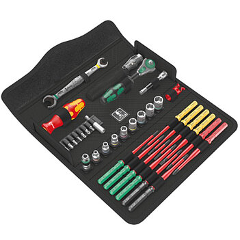 Набор инструментов диэлектрических WERA Kraftform Kompakt W 1 Wartung 1 1/4" 35 ед. 6PT (05135926001)