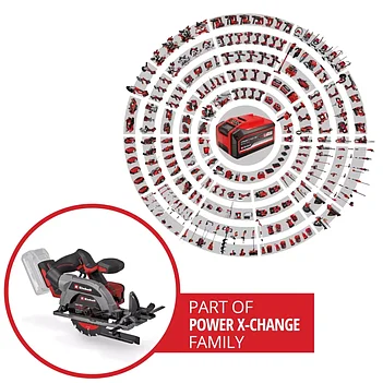Пила дискова акумуляторна Einhell TP-CS 18/136-C Li BL - Solo (4331240) - без акумулятора та зарядного пристрою