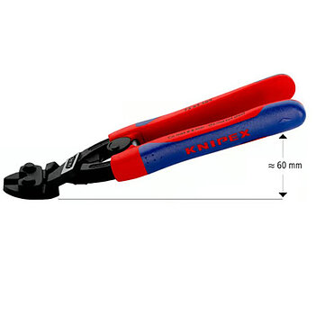 Бокорезы KNIPEX Cr-V 200 мм прецизионные для мягких металлов и пластмассы (72 62 200)