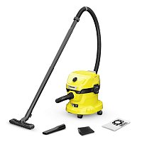 Пылесос аккумуляторный Karcher WD 2-18 V-12/18 (1.628-500.0) - без аккумулятора и зарядного устройства