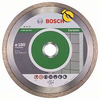 Диск алмазный сплошной Bosch Professional for Ceramic 180х22,23 мм (2608602204)