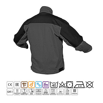 Куртка рабочая Hoegert EDGAR размер XXL/56 (HT5K284-2-2XL)