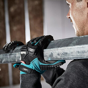 Рукавички Makita Impact-Rated M розмір XL / р.10 протиударні (P-84486)