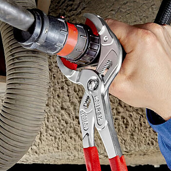 Кліщі переставні KNIPEX Cr-V 250 мм з кнопковим фіксатором (81 13 250)