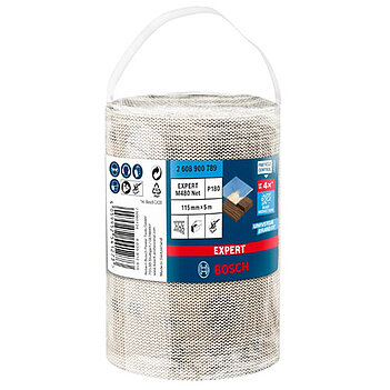 Шлифовальная сетка Bosch Expert M480 P180 115мм х 5м (2608900789)