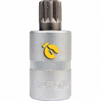 Головка торцевая с битой Spline Yato 1/2" M12 (YT-7736)