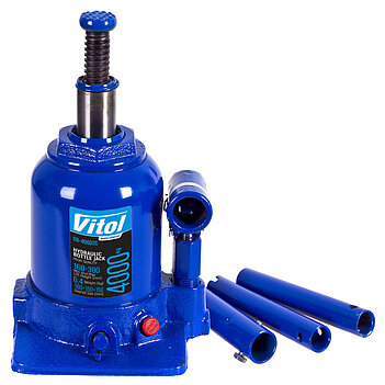 Домкрат гидравлический бутылочный VITOL 4 т (DB-40002C)