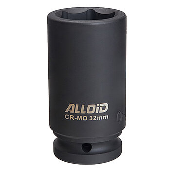Головка торцевая 6-гранная ударная удлиненная Alloid Cr-Mo 3/4" 32 мм (GUG-71132)