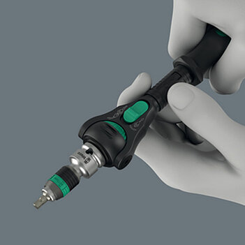 Тріскачка з шарніром WERA Zyklop Speed 8000 B Black Edition 3/8" 72 зубці (05135881001)