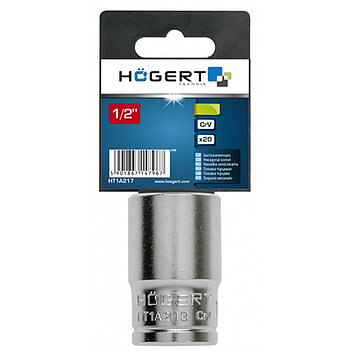 Головка торцева 6-гранна Hoegert Cr-V 1/2" 13 мм (HT1A213)