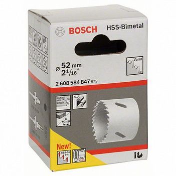 Коронка по металу і дереву Bosch HSS-Bimetal 52 мм (2608584847)