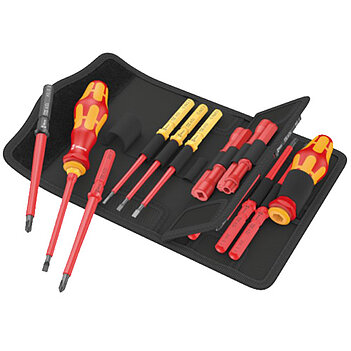 Викрутка зі змінними стрижнями діелектрична WERA Kraftform Kompakt VDE 18 Universal 2 TIE 18 шт. (05006614001) Викрутка зі змінними стрижнями діелектрична WERA Kraftform Kompakt VDE 18 Universal 2 TIE 18 шт. (05006614001)