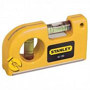 Рівень магнітний кишеньковий Stanley "Pocket Level" 2 капсули 87 мм (0-42-130)