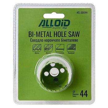 Коронка универсальная Alloid Bi-Metal 44 мм (HS-30044)