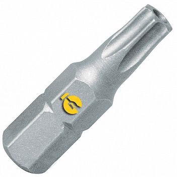 Бита Torx King Tony 1/4" T40 1шт с отверстием (102540U)