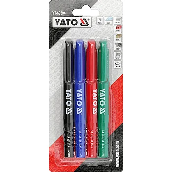 Маркер столярный Yato 4 шт. разноцветные (YT-69304)