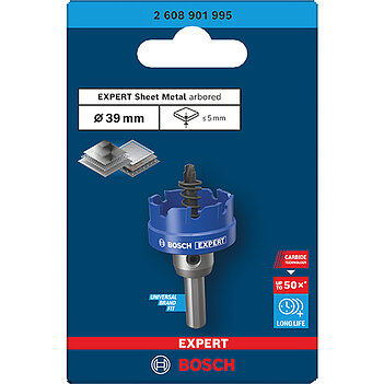 Коронка по металу Bosch Expert Sheet Metal Arbored HS 39 мм (2608901995)