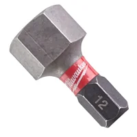 Біта ударна Hex Milwaukee Shockwave Impact Duty 1/4" 12,0 мм 2 шт. (4932430900)