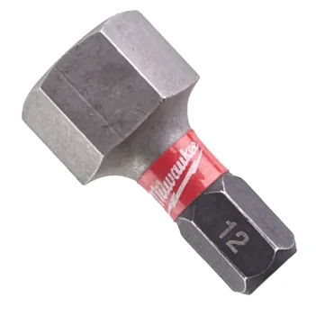 Біта ударна Hex Milwaukee Shockwave Impact Duty 1/4" 12,0 мм 2 шт. (4932430900)