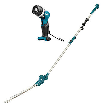 Кусторез аккумуляторный штанговый Makita + фонарь аккумуляторный (SET-UN460WDZ-0525) - без аккумулятора и зарядного устройства Кусторез аккумуляторный штанговый Makita + фонарь аккумуляторный (SET-UN460WDZ-0525) - без аккумулятора и зарядного устройства