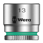 Головка торцевая 6-гранная WERA Zyklop 8790 HMA Cr-V 1/4" 13 мм (05003512001)