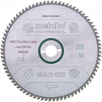 Диск пильный универсальный Metabo Multi Cut 210x30х1,8 (628078000)