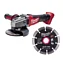 Угловая шлифмашина Milwaukee M18 CAG125X-0 + диск алмазный 10 шт. (4932479674) - без аккумулятора и зарядного устройства