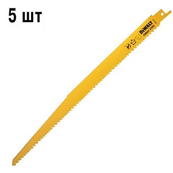 Полотно пильное по дереву DeWalt 305 мм 5 шт. (DT2350)