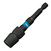 Держатель бит магнитный ударный Makita 1/4"x1/4" с фиксатором (E-24125)