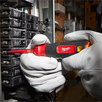 Отвертка со сменными стержнями диэлектрическая прецизионная Milwaukee 4в1 1000V 5 шт. (4932493658)