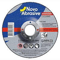 Круг зачисний по металу NOVOABRASIVE Standard 115х6,0х22,23 мм (NAB11560)