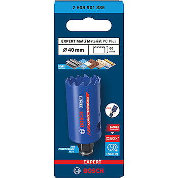 Коронка универсальная Bosch Tough Material PC Plus 40 мм (2608901885)