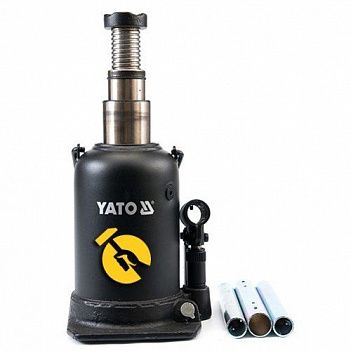 Домкрат гидравлический бутылочный Yato 10т (YT-1714)