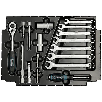 Набор инструмента Makita 1/4", 1/2", 3/8" 120 шт. 6PT (E-08713)