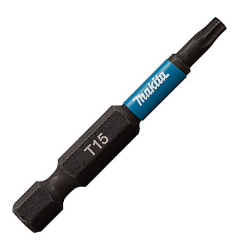 Бита ударная магнитная Torx Makita Impact Black 1/4" T15 2шт (B-63775)