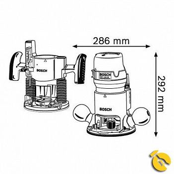 Фрезер верхний Bosch GMF 1400 CE (0601617802)