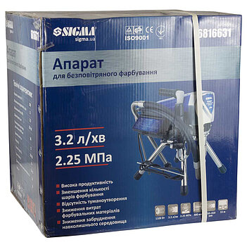 Аппарат для безвоздушной покраски электрический SIGMA Profi (6816631)