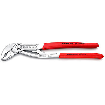 Кліщі переставні KNIPEX Cobra Cr-V 300 мм з кнопковим фіксатором (87 03 300)