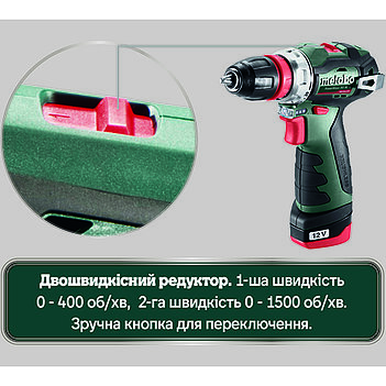 Аккумуляторная дрель-шуруповерт Metabo PowerMaxx BS BL Q (601749500)