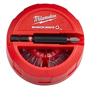 Набор бит ударных Milwaukee Shockwave 1/4" 15 шт. (4932430904)