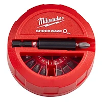Набор бит ударных Milwaukee Shockwave 1/4" 15 шт. (4932430904)