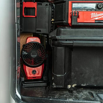 Вентилятор аккумуляторный Milwaukee M12 AF-0 (4933478228) - без аккумулятора и зарядного устройства: