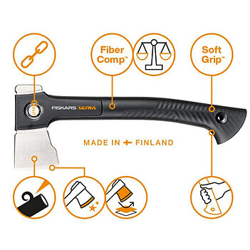 Топор универсальный Fiskars Ultra XU14 (1082130)