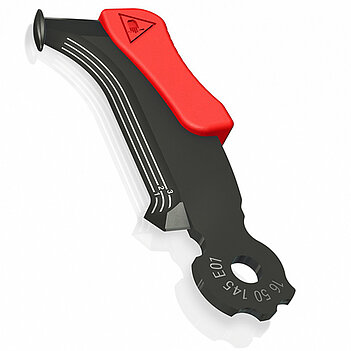 Ніж для зняття ізоляції двофункційний KNIPEX 146 мм (16 50 145 SB)