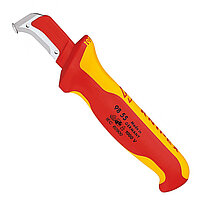 Нож для снятия изоляции диэлектрический KNIPEX 180 мм 1000V VDE (98 55)