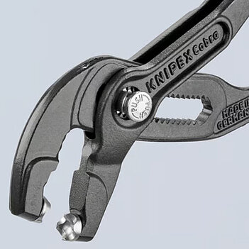 Клещи для снятия хомутов KNIPEX Cr-V 180 мм с кнопочным фиксатором (85 51 180 A)