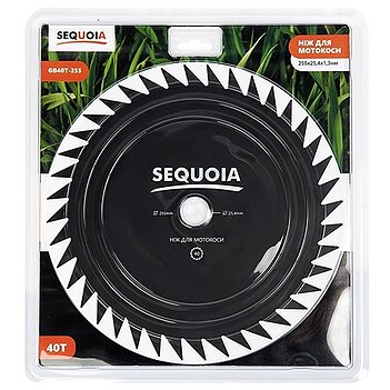 Диск для мотокосы SEQUOIA 255-40-25,4 мм (GB40T-255)