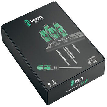 Набір викруток WERA Kraftform Plus Lasertip 334 SK/6 Rack 6 шт. (05007680001)